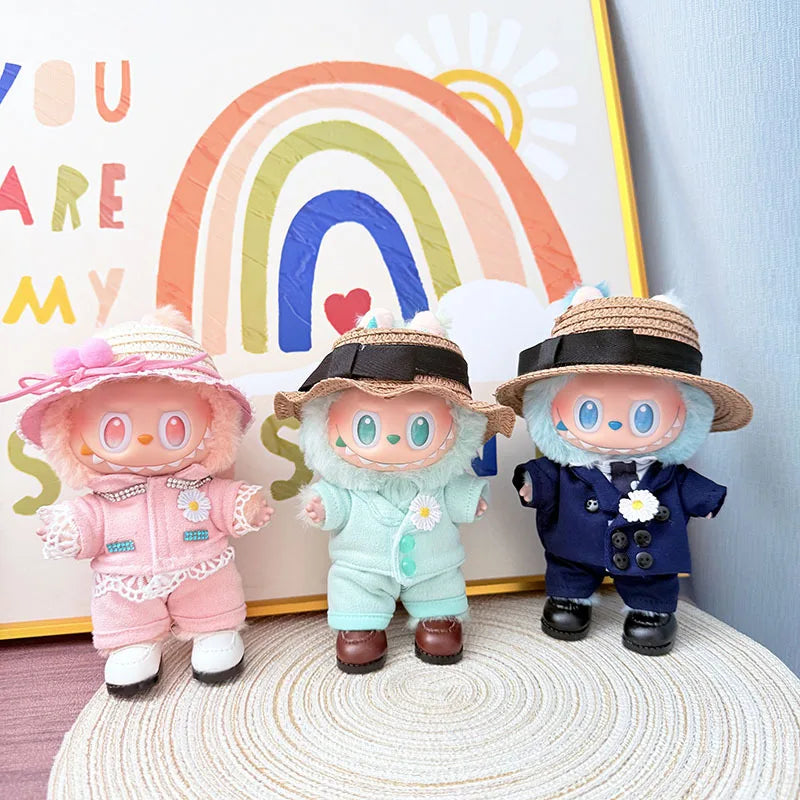 Labubu Clothes Designer Outfit Pink Suit Set | BubuPop - BubuPop