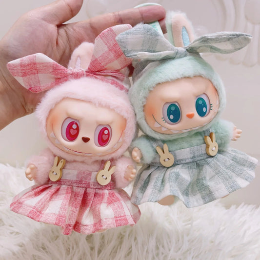 LABUBU Doll Dresses Floral Prints