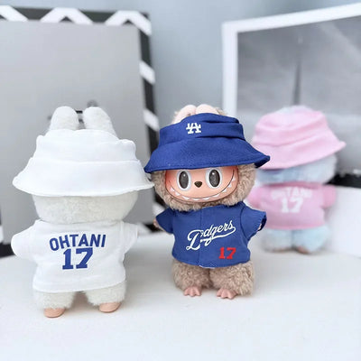 Labubu with LA Baseball Suit Trend