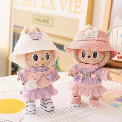 Kawaii Labubu Doll Outfit Set